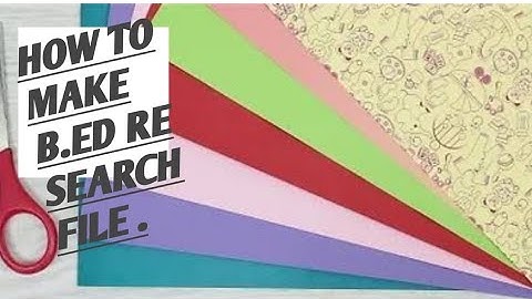 basic idea to make a B.ed Action Research file #with Maths solution diary #