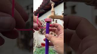 Consertando Mangueira de Modo Criativo #diy #gambiarracriativa #ferramentas #conserto #inovacao