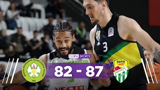 Manisa Büyükşehir Belediyespor 82-87 Frutti Extra Bursaspor | Türkiye Sigorta Basketbol Süper Ligi