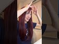 オン眉大失敗かと思いきや挽回する女#前髪 #前髪カット #asmr #ウィッグ #ウィッグセット