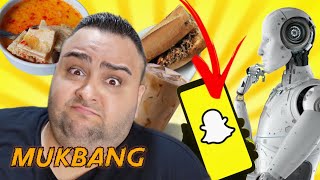 SNAPCHAT YAPAY ZEKA 24 SAAT BOYUNCA NE YİYECEĞİME KARAR VERİYOR!