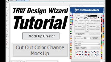 Mock Up Creator | Create Auto Boundary Color Change Mock | TRW Design Wizard 5 Pro Vector Software