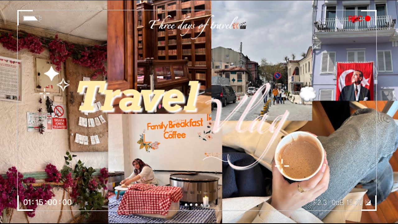 Travel vlog🕯️🩰,فلوق السفر✈️، مشتريات🛍️،تمشيات📍، part1 📽️￼