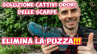 Come eliminare l'odore delle scarpe (FUNZIONA DAVVERO). Ottimo per viaggiatori.