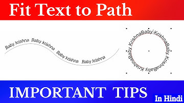 How to Fit to path Text in coreldraw In Hindi - Coreldraw Tips and Tricks @KKLearningHub