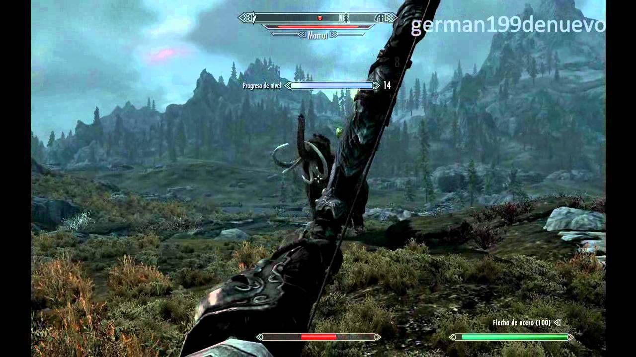 TES: Skyrim How to Hunt Mammoth [HD]