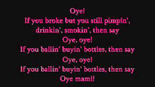 Pitbull-Oye Lyrics ♥