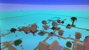 Customize superflat Minecraft world with diamond blocks replacing grass