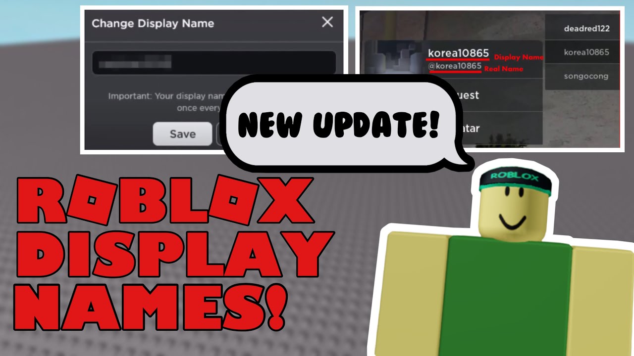 Roblox Is Adding Display Names Youtube - what is roblox real name