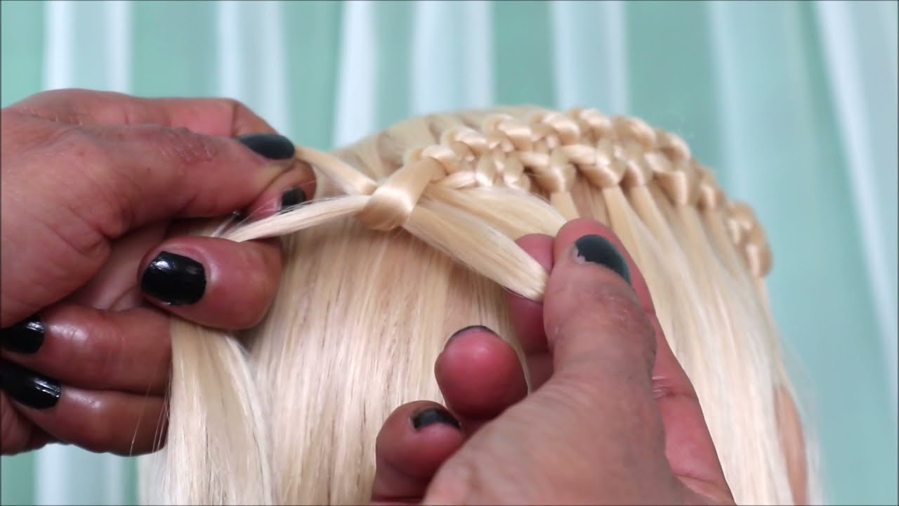 5 ideas de hacer  cascadas  faciles con nudos