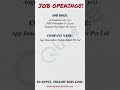 Job Openings at App Innovation Technologies | Apply Today