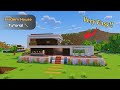 Minecraft⚒️: How to Build a Simple Modern House | Tutorial