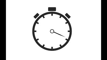 Powerpoint図形で作るアニメーション：ストップウォッチ