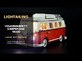 Lightailing light kit install in the lego volkswagen t1 camper 10220