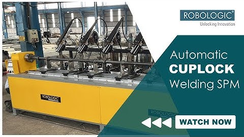Automatic Cuplock Welding Machine | Standard Vertical Welding SPM | Robologic