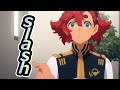 yama『slash』機動戦士ガンダム 水星の魔女 Season2 OP 歌詞焼付けver【MAD】