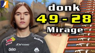 [POV PEEK] donk (49-28) | Mirage | Faceit Ranked | Apr 24, 2026
