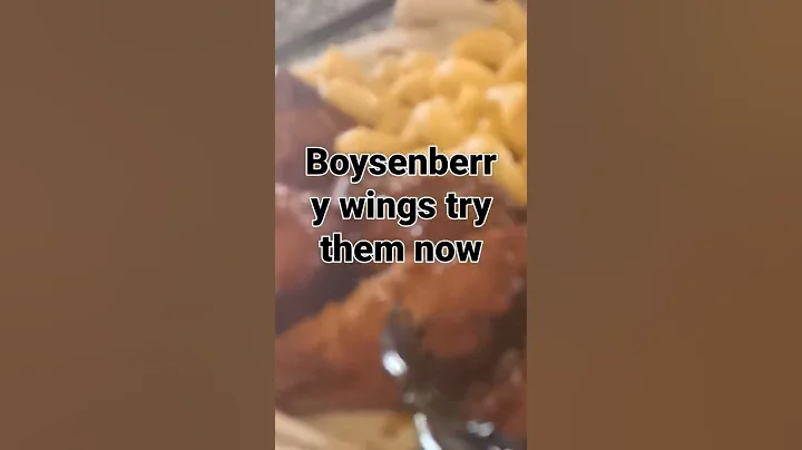 At Knott's eating their boysenberry wing try them ...