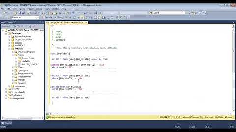 Curso SQL Server - 04 Actualizar, eliminar, alias, distinct