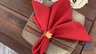 Fall Maple Leaf Napkin Rings