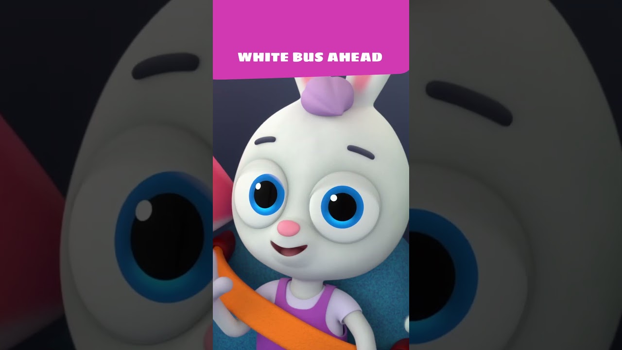 Which color bus did Hoppy hop on? 🚌🐰 | Beadies kids songs | The wheels on the bus