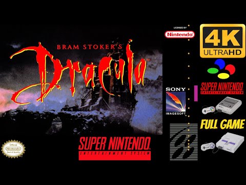 Bram Stoker's Dracula [SNES] Longplay Walkthrough Playthrough Full Movie Game [4K60ᶠᵖˢ UHD🔴]