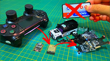 Controle de PS4 e ESP32 Standalone para Carrinho de Controle Remoto Barato Video 01