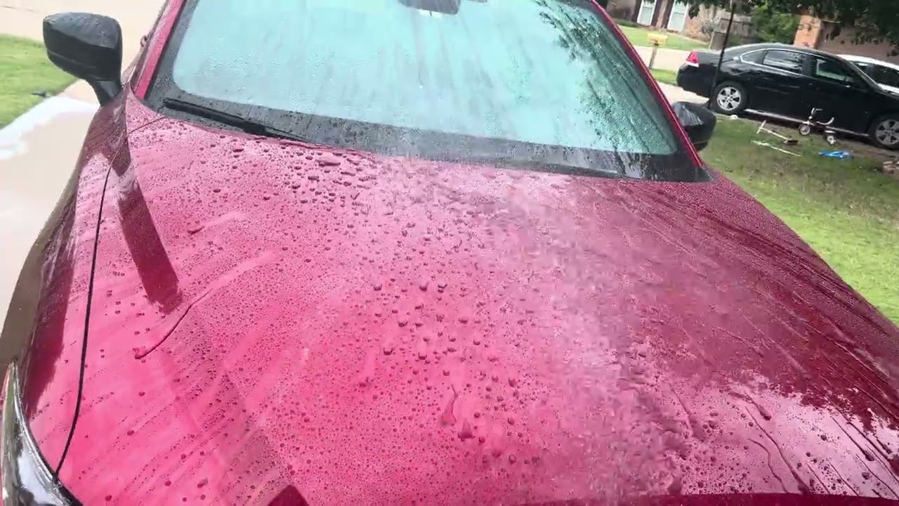 P&S Stout ceramic coating water behavior.