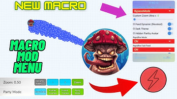Agario Macro & Zoom New Full Control Macro Mod Menu with Custom Skins Xelahot Mod