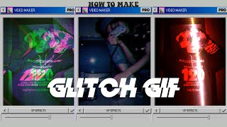 How to make glitch, wavy,VHS effect GIF on phone | Vaporgram Tutorial screenshot 5