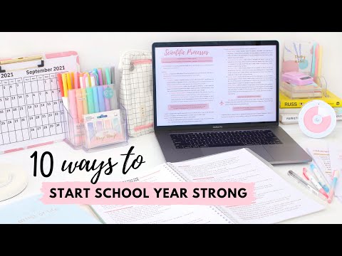 How To Prepare For A New School Year ? 10 Ways To Start The School Year Strong! ?