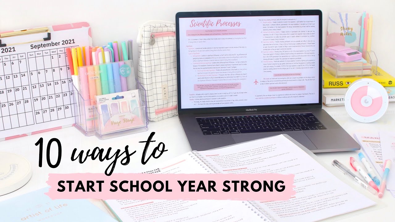 How to Prepare for a New School Year 📝 10 ways to start the school year strong! 💪