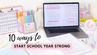 How to Prepare for a New School Year 📝  10 ways to start the school year strong! 💪 screenshot 2