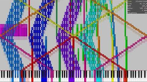 [Black MIDI] Tetris Theme C