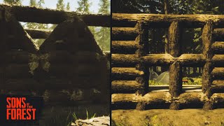 How to build Windows - Sons Of The Forest Building Tips & Tricks