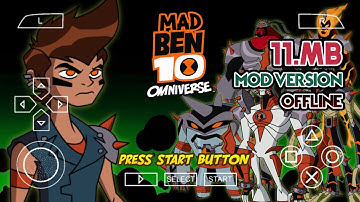 MAD BEN 10 Omniverse PPSSPP Offline Mod Ben 10 Protector of Earth Alien Force | Gameplay