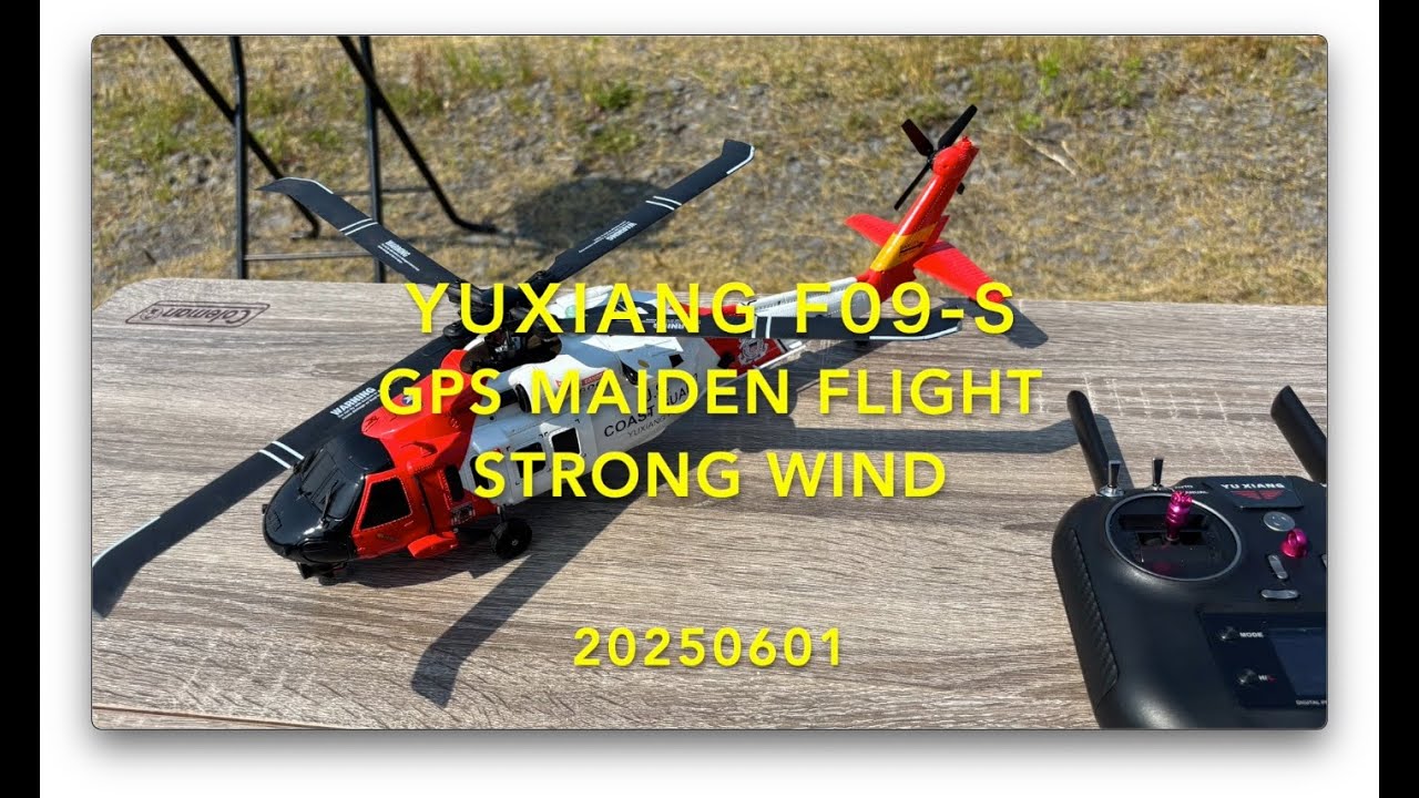 YuXiang F09 S GPS MAIDEN FLIGHT 250601 - YouTube