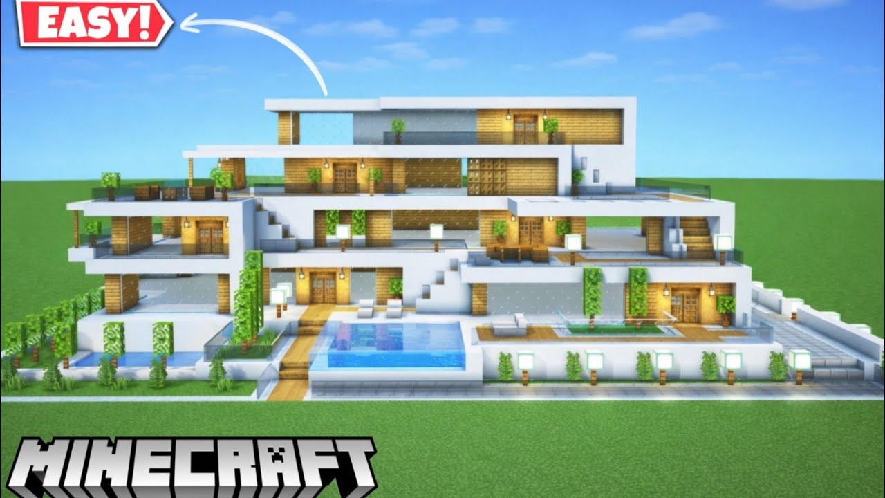 I Build Morden House 🏠 In Minecraft a new journey start Ep.1