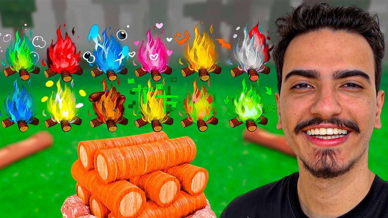 ATIVEI TODOS EVENTOS em uma ÚNICA PARTIDA de 99 NOITES NA FLORESTA 🤩🔥