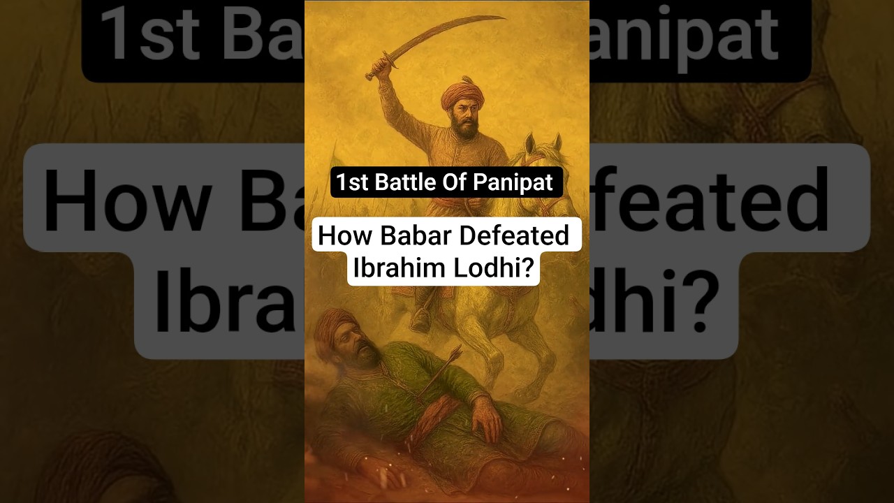 First Battle of Panipat | Babar Vs Ibrahim Lodi 