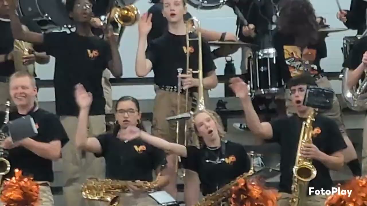 #winterpark #highschool #some of #the #band #basketball #game 