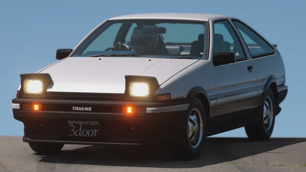 AE86 レビン 3ドア トレノ 純正 青色 リアガラス スプリンタートレノ