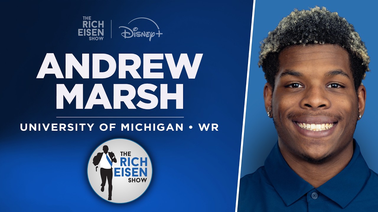 Michigan WR Andrew Marsh Talks Bryce Underwood, Whittingham & More with Rich | Full Interview