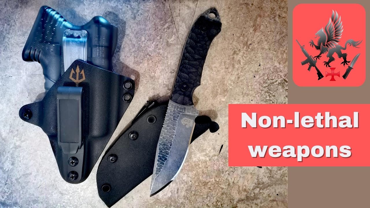 Non-lethal weapons - Guardian Angel 4 + Black Trident Holster