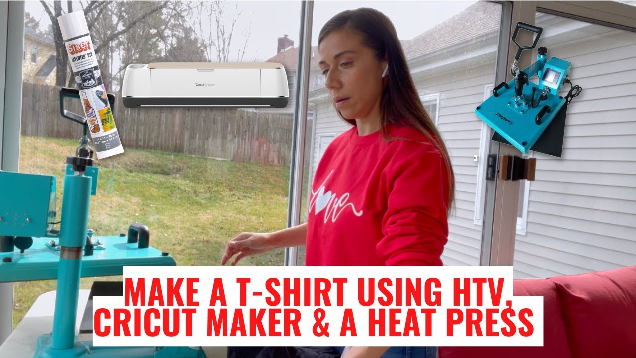 Cricut Tutorial: How to Make your First shirt using Iron on Vinyl! 