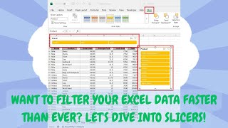 Excel Slicers   The Easiest Way to Filter Your Data!