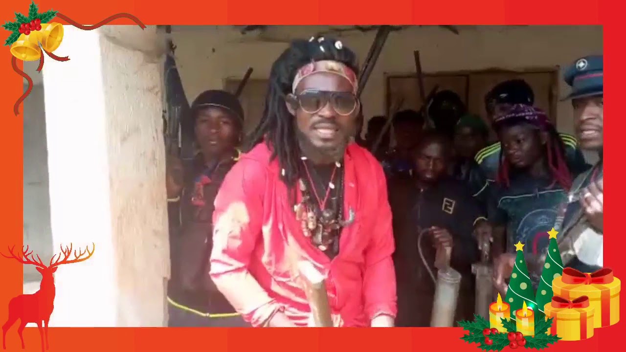 General Ayekeh leads his Gorilla fighters and those of General Dieman in Mmockmbin, Alou, Lebialem.