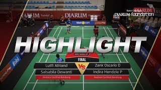 Lutfi A/Salsabila D(Mutiara Cardinal Bandung) VS Zank O/Indira H (Mutiara Cardinal Bandung)