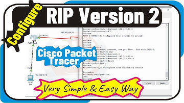How to Configure RIP Version 2 in Cisco Packet Tracer // CCNA // Networking Lab