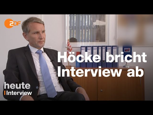 Bjorn Hocke Bricht Zdf Interview Ab Und Droht Youtube